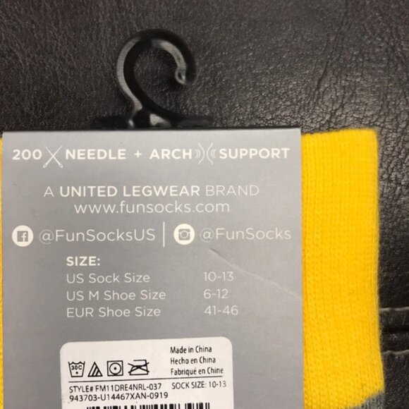 FUN SOCKS Men's Dreidel Socks - Picture 5 of 5